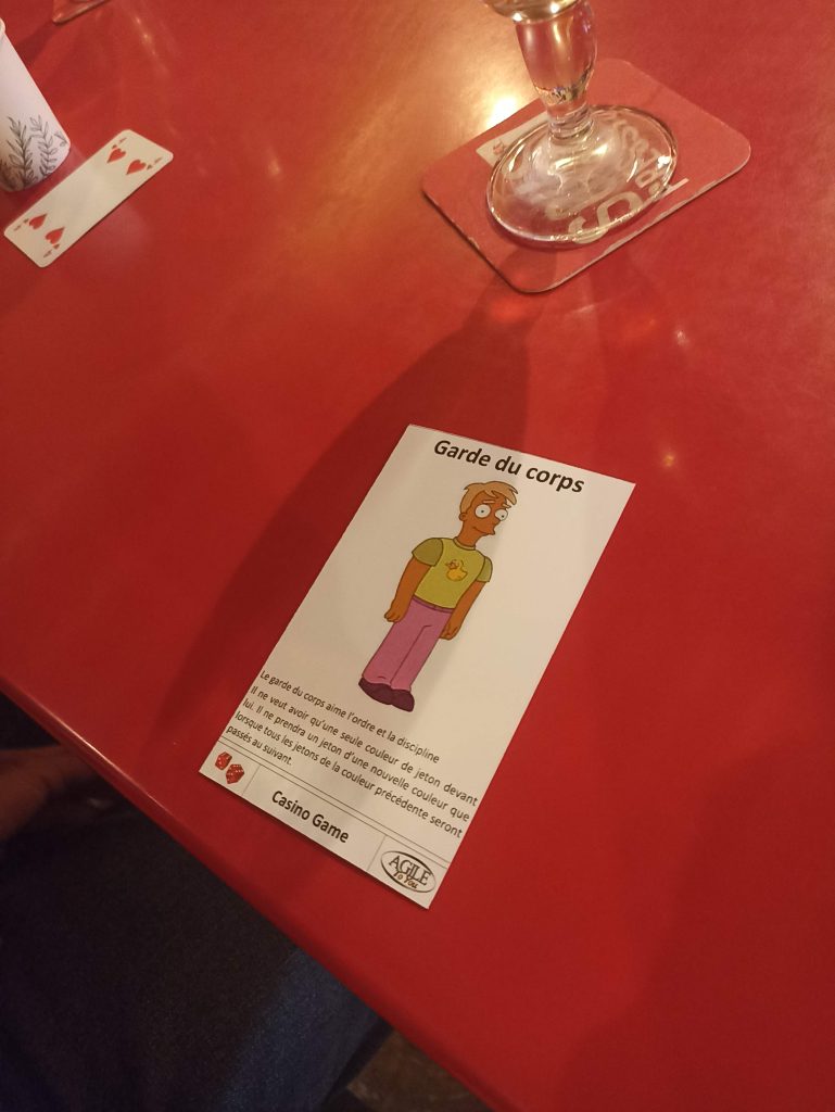 Photo du Meetup Apéro agile de novembre 2024 : expérimenter Kanban avec le Casino Game