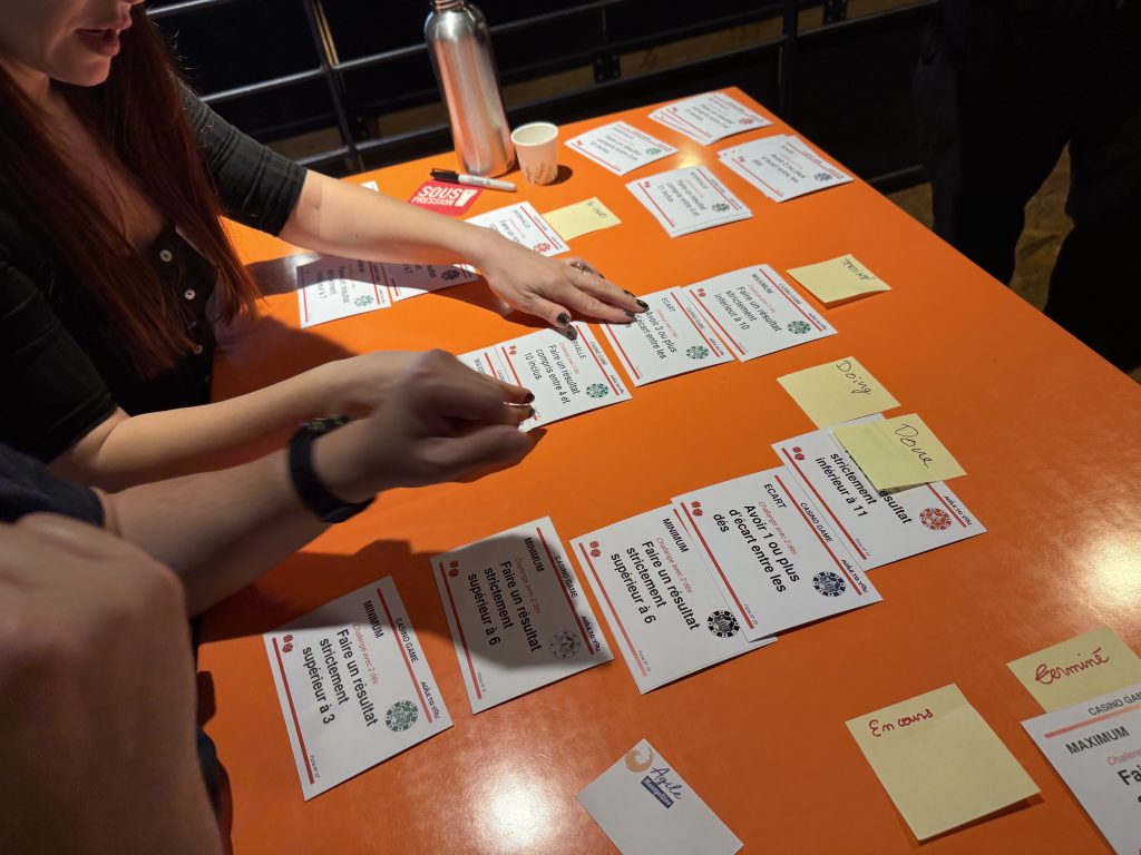 Photo du Meetup Apéro agile de novembre 2024 : expérimenter Kanban avec le Casino Game