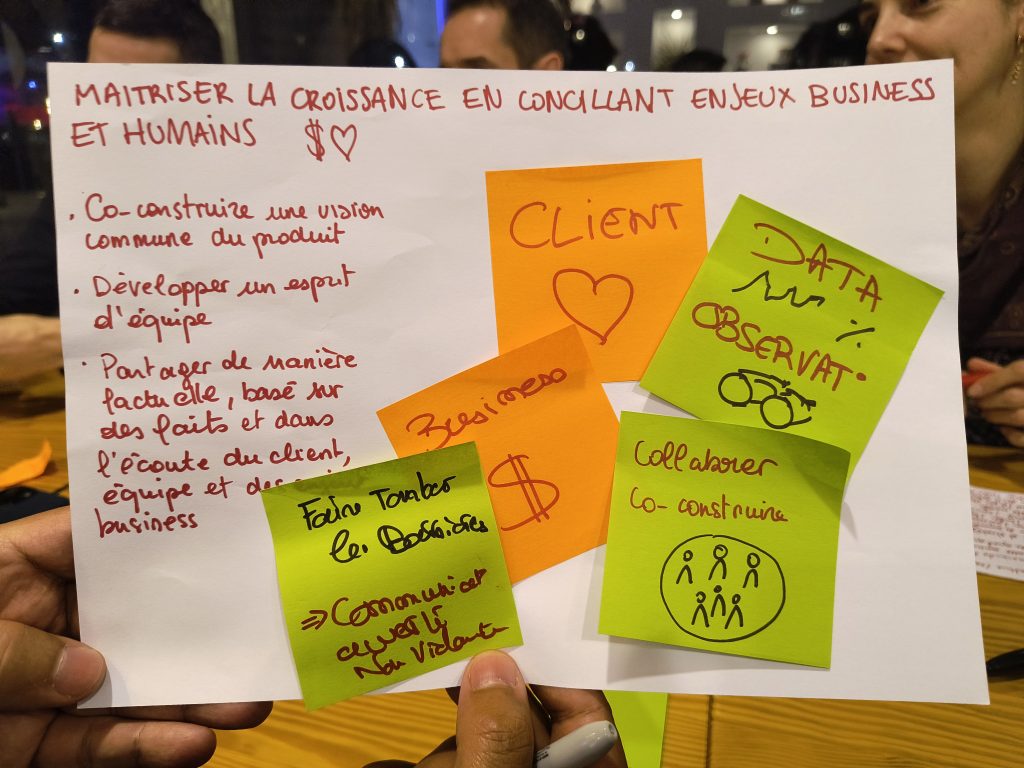 Apéro agile : atelier "réinventer le processus de conception : un voyage du double diamant à une nouvelle méthode"